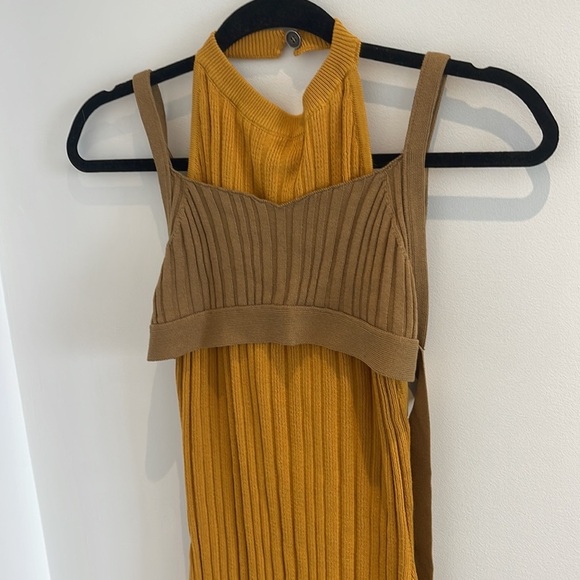 ZARA SRPLS HALTER NECK DRESS NWT SIZE XS - Picture 6 of 8